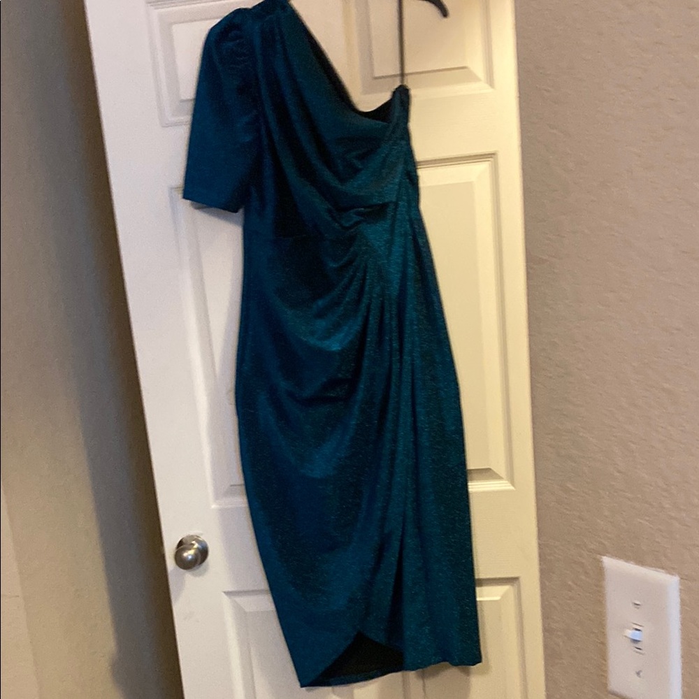Elegant Teal Dress